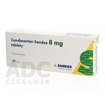 Кандесартан (Candesartan) Sandoz 8 мг, 28 таблеток