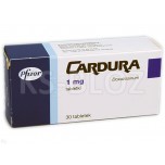 Кардура (Cardura) 1 мг, 30 таблеток