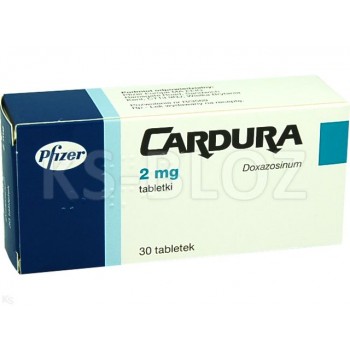 Кардура (Cardura) 2 мг, 30 таблеток