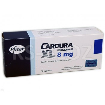 Кардура (Cardura) XL 8 мг, 30 таблеток