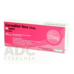 Карведилол Тева 25 мг, 30 таблеток