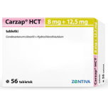 Карзап HCT (Carzap) 8 мг/12.5 мг, 56 таблеток