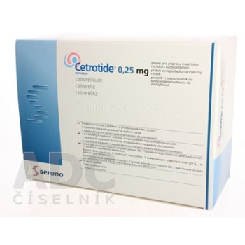 Цетротід (Cetrotide) 0.25 мг, №7