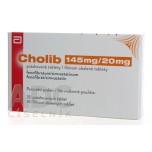 Холіб (Cholib) 145 мг/20 мг, 30 таблеток