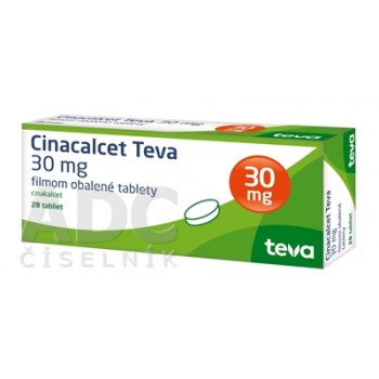 Цинакальцет (Cinacalcet) Teva 30 мг, 28 таблеток