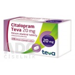 Циталопрам (Citalopram) Teva 20 мг, 100 таблеток