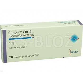 Конкор Кор (Concor Cor) 5 мг, 56 таблеток