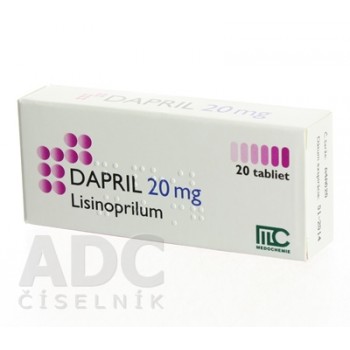 Даприл (Dapril) 20 мг, 30 таблеток