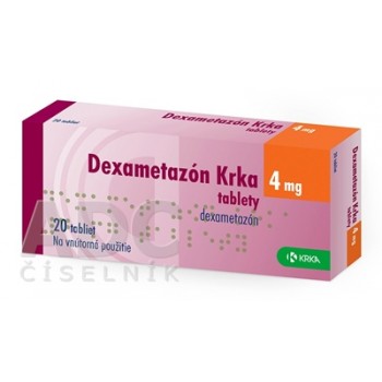 Дексаметазон (Dexametazon) Krka 4 мг, 20 таблеток