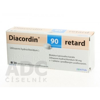 Діакордин (Diacordin) РЕТАРД 90 мг, 30 таблеток
