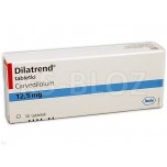 Дилатренд (Dilatrend) 12.5 мг, 30 таблеток