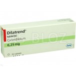 Дилатренд (Dilatrend) 6.25 мг, 30 таблеток
