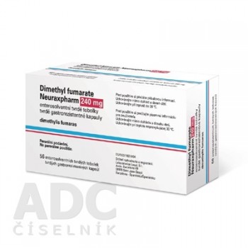 Диметилфумарат (Dimethyl fumarate) Neuraxpharm 240 мг, 56 капсул