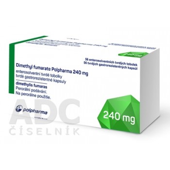 Диметилфумарат Polpharma 240 мг, 56 капсул