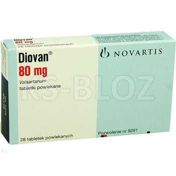 Діован (Diovan) 80 мг, 28 таблеток