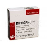 Дипрофос (Diprophos) (6,43 мг+2,63 мг)/мл 1 мл, 5 ампул