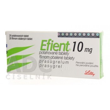 Еффіент (Efient) 10 мг, 28 таблеток
