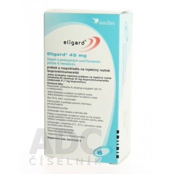 Елігард порошок д/приг. р-ра д/ин. 45 мг, №1 (шприц А + шприц Б)