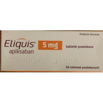 Еліквіс (Eliquis) 5 мг, 56 таблеток