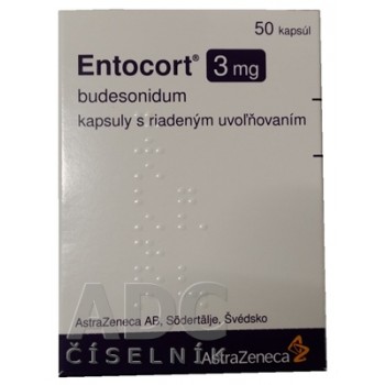Ентокорт (Entocort) 3 мг, 50 капсул