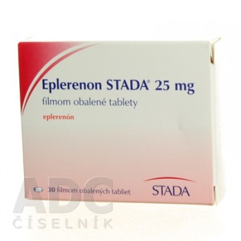 Еплеренон (Eplerenon) СТАДА 25 мг, 30 таблеток