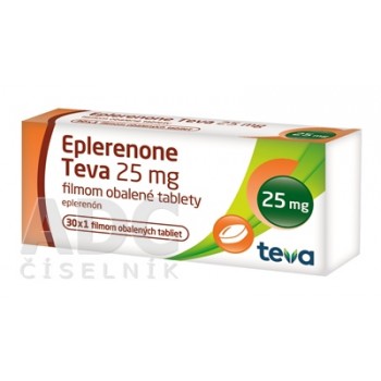 Еплеренон (Eplerenone) Teva 25 мг, 30 таблеток