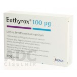 Еутирокс (Euthyrox) 100 мкг, 100 таблеток