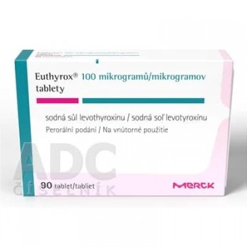 Еутирокс (Euthyrox) 100 мкг, 90 таблеток