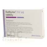 Еутирокс (Euthyrox) 112 мкг, 100 таблеток