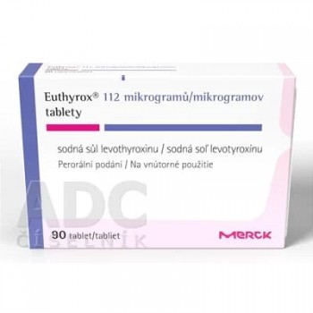 Еутирокс (Euthyrox) 112 мкг, 90 таблеток