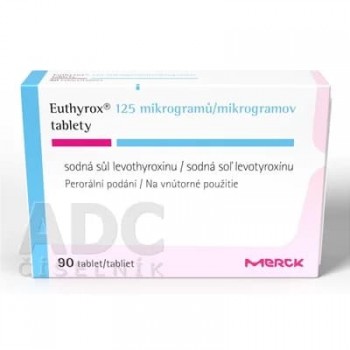 Еутирокс (Euthyrox) 125 мкг, 90 таблеток