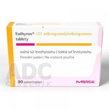 Еутирокс (Euthyrox) 137 мкг, 90 таблеток