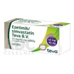 Езетиміб/Симвастатин (Ezetimib/Simvastatin) Teva 10 мг/40 мг, 100 таблеток