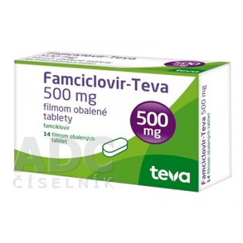 Фамцикловір (Фамвір) Teva 500 мг, 14 таблеток