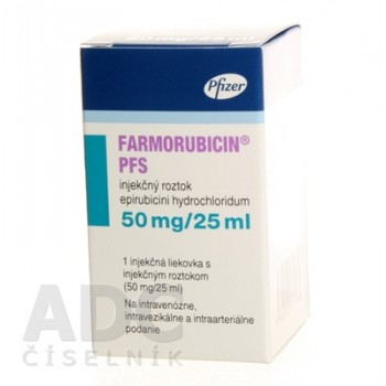 Фарморубіцин (Farmorubicin) 50 мг/25 мл, 1 флакон