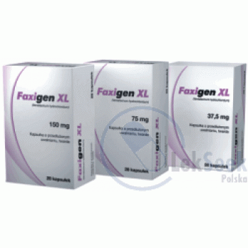 Факсиген (Faxigen) XL 37.5 мг, 28 капсул
