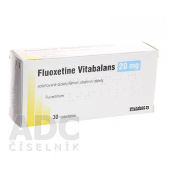 Флуоксетин (Fluoxetine) Vitabalans 20 мг, 30 таблеток