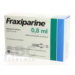 Фраксипарин розчин д/ін. 7600 анти-Ха МО/мл по 0.8 мл, №10