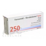 Фуросемід Slovakofarma 250 мг, 50 таблеток