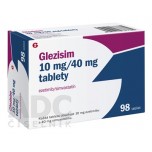 Глезісім (Glezisim) 10 мг/40 мг, 98 таблеток