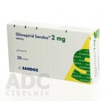 Глімепірид (Glimepirid) Sandoz 2 мг, 30 таблеток