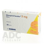 Глімепірид (Glimepirid) Sandoz 3 мг, 30 таблеток