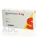 Глімепірид (Glimepirid) Sandoz 4 мг, 30 таблеток