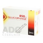 Глюкофаж (Glucophage) 850 мг, 100 таблеток