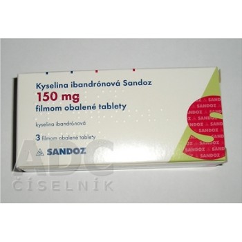 Ібандронова кислота Сандоз 150 мг, 3 таблетки