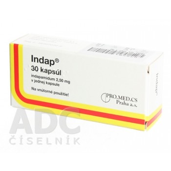 Індап (Indap) 2.5 мг, 30 таблеток