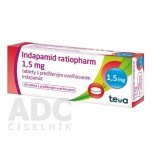 Індапамід (Indapamid) Ratiopharm 1.5 мг, 30 таблеток
