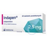 Індапен (Indapen) 2.5 мг, 20 таблеток