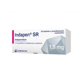 Індапен SR (Indapen SR) 1.5 мг, 30 таблеток