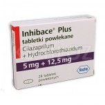 Інхібейс Плюс (Inhibace Plus) 5 мг+12.5 мг, 28 таблеток
